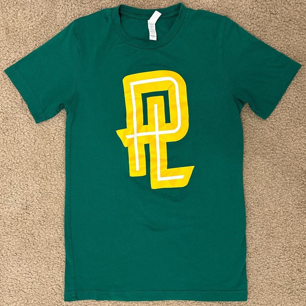 Bella-canvas Men's Green and Yellow T-shirt